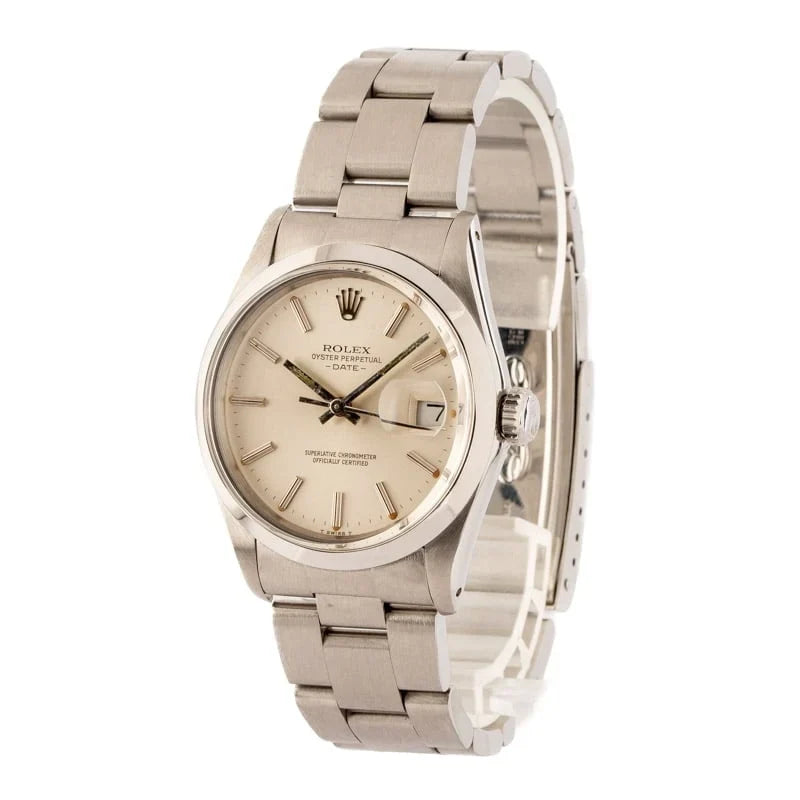Rolex Date Stainless Steel 15000