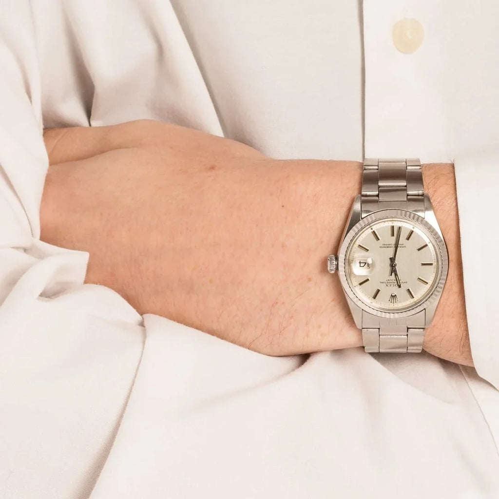Pre-Owned Rolex Datejust 1601 Silver Dial