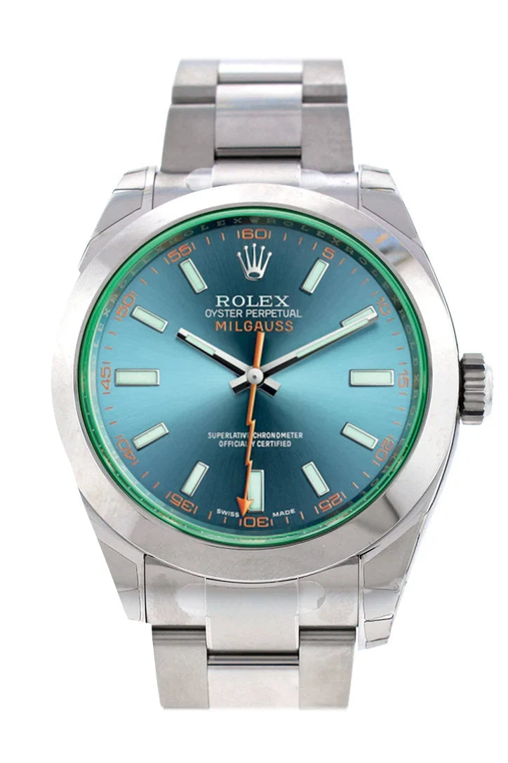 Milgauss Blue Dial Stainless Steel Men's Watch 116400GV.